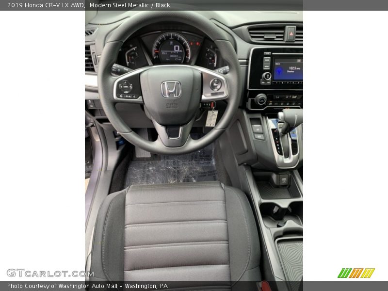 Modern Steel Metallic / Black 2019 Honda CR-V LX AWD