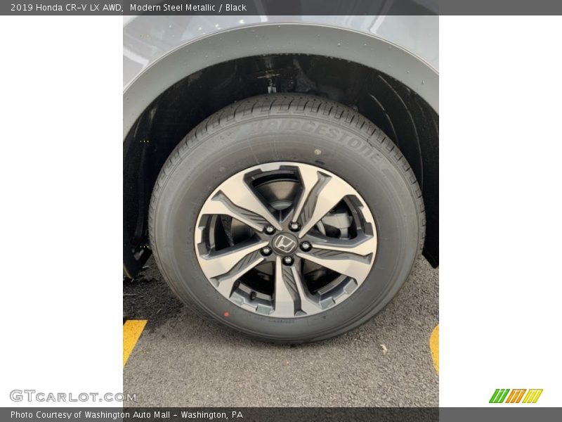 Modern Steel Metallic / Black 2019 Honda CR-V LX AWD