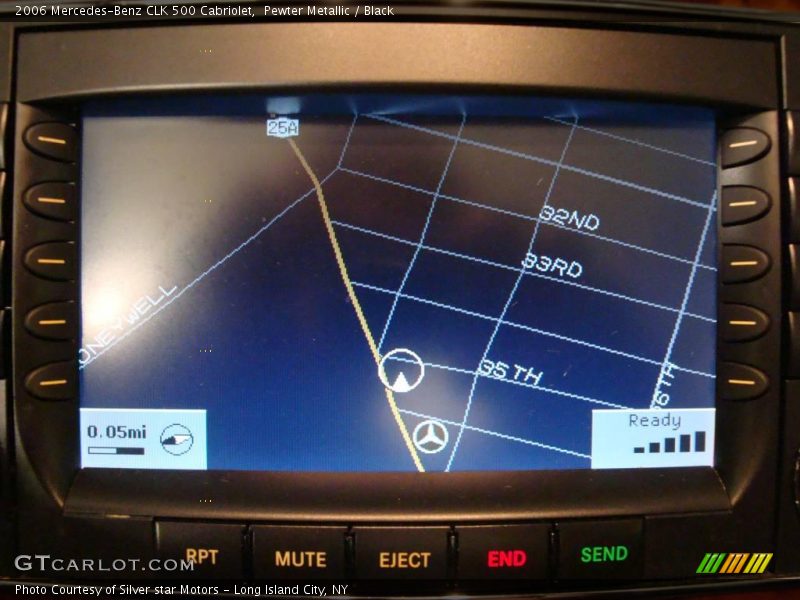 Pewter Metallic / Black 2006 Mercedes-Benz CLK 500 Cabriolet