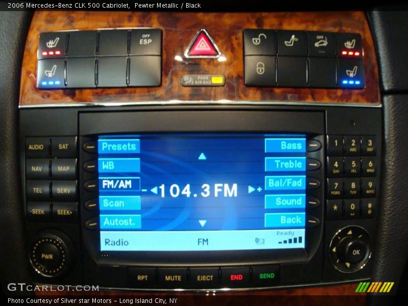 Pewter Metallic / Black 2006 Mercedes-Benz CLK 500 Cabriolet