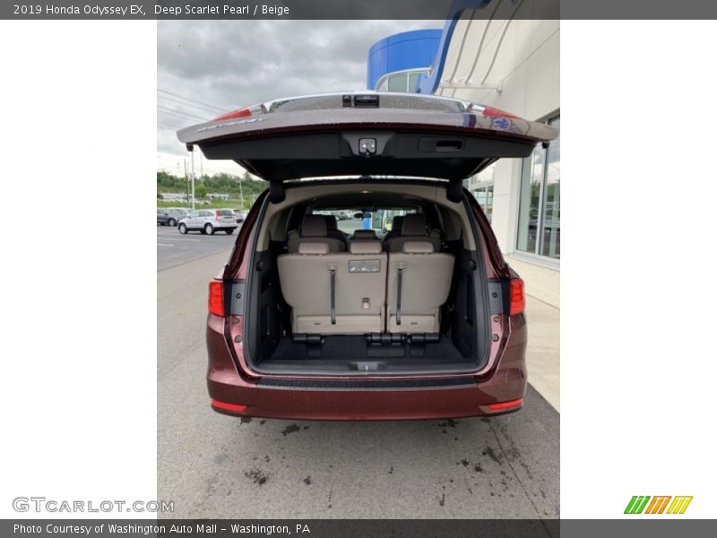 Deep Scarlet Pearl / Beige 2019 Honda Odyssey EX