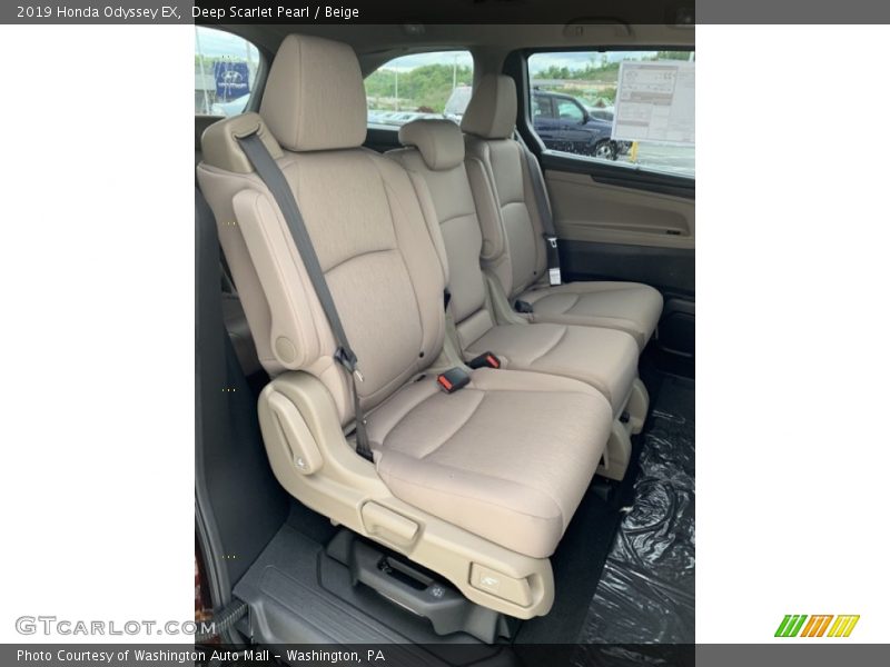 Deep Scarlet Pearl / Beige 2019 Honda Odyssey EX