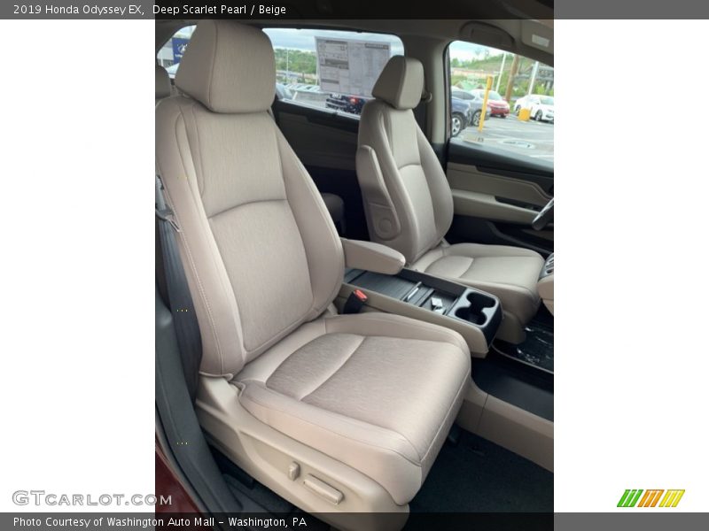 Deep Scarlet Pearl / Beige 2019 Honda Odyssey EX