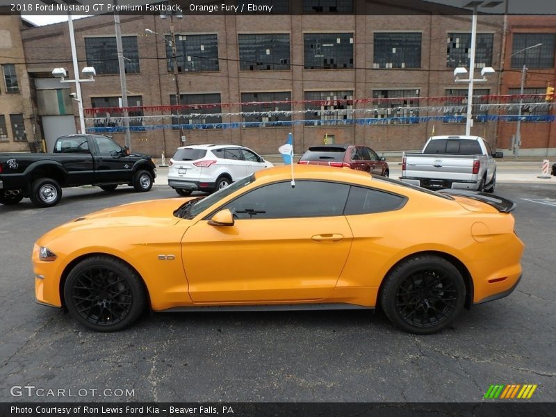  2018 Mustang GT Premium Fastback Orange Fury