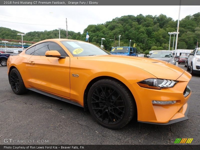 2018 Mustang GT Premium Fastback Orange Fury