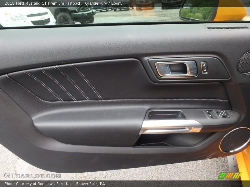 Door Panel of 2018 Mustang GT Premium Fastback