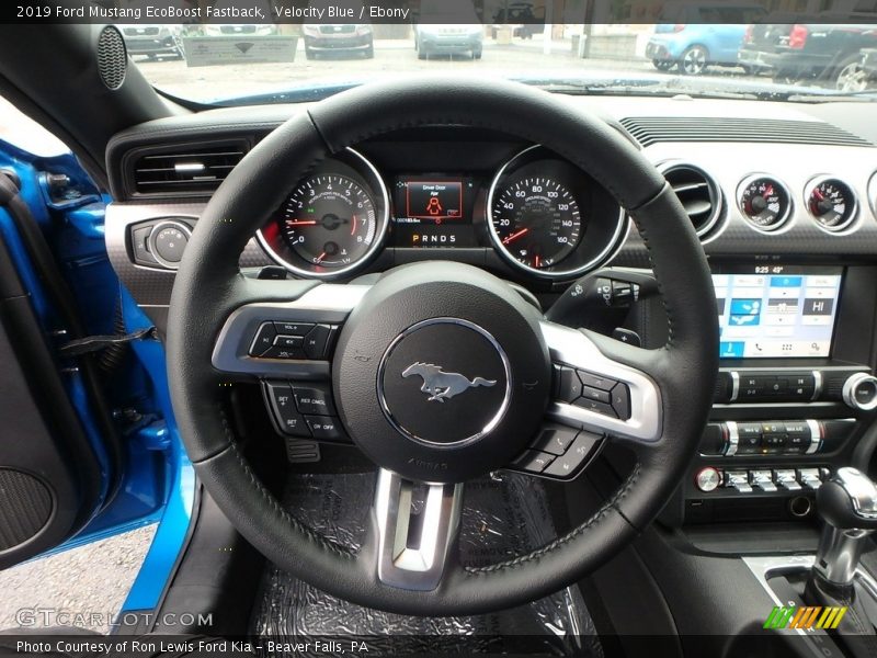  2019 Mustang EcoBoost Fastback Steering Wheel