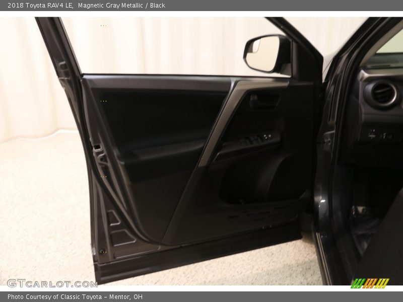 Magnetic Gray Metallic / Black 2018 Toyota RAV4 LE