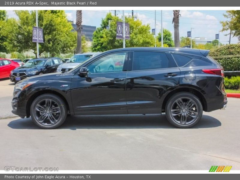 Majestic Black Pearl / Red 2019 Acura RDX A-Spec