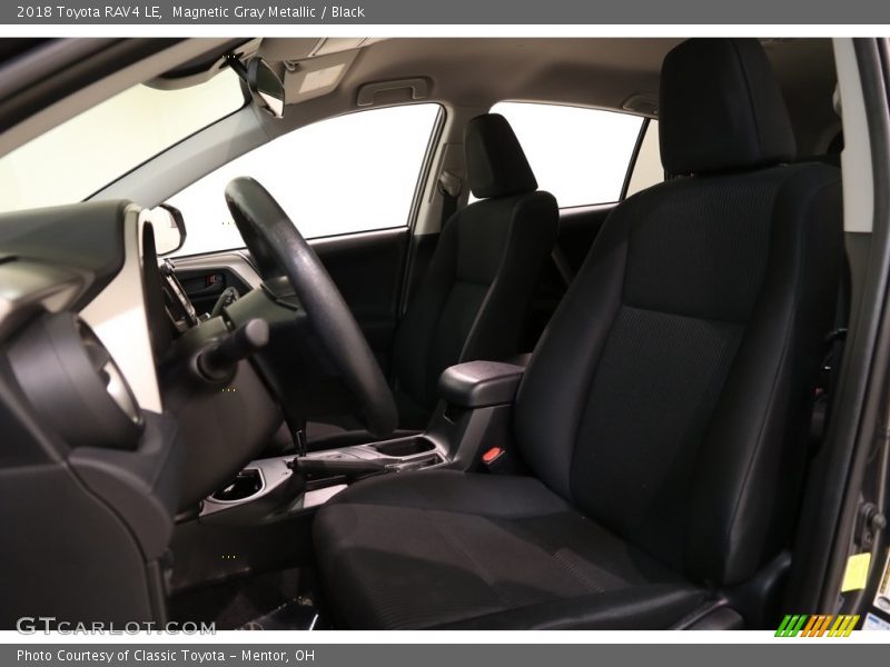Magnetic Gray Metallic / Black 2018 Toyota RAV4 LE