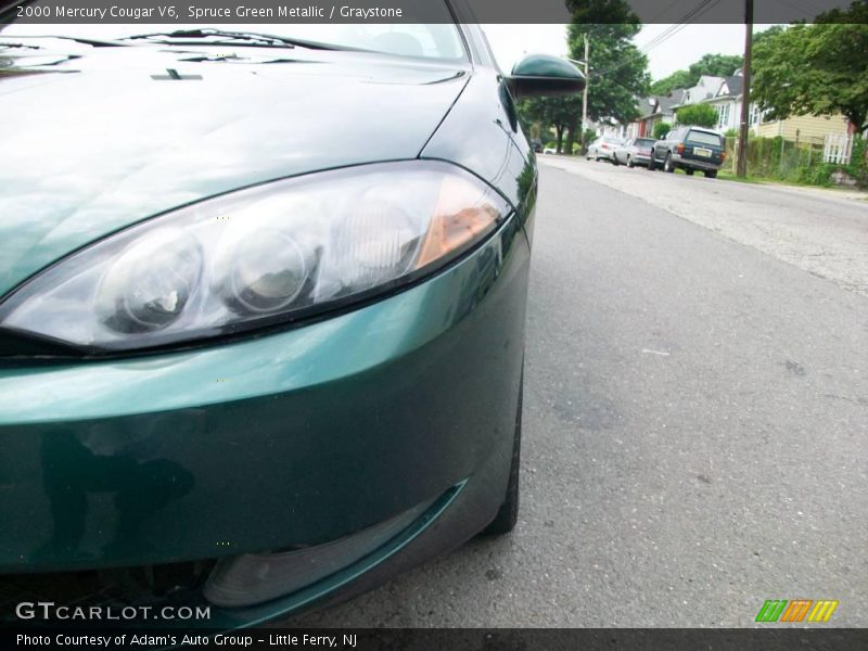 Spruce Green Metallic / Graystone 2000 Mercury Cougar V6