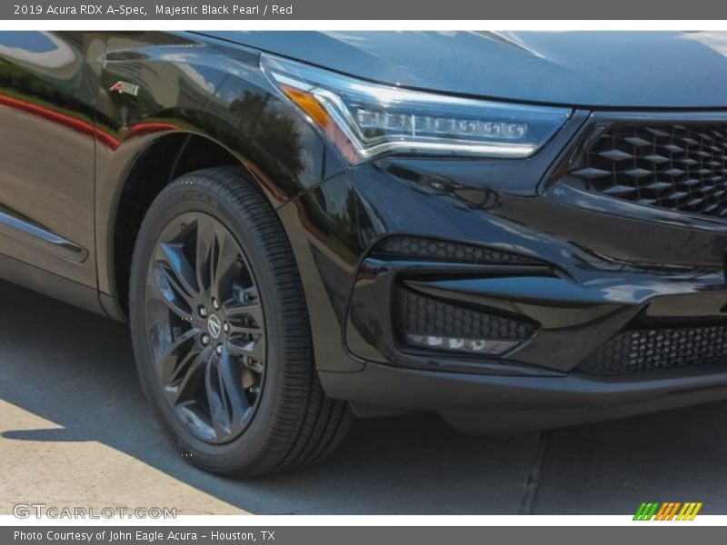 Majestic Black Pearl / Red 2019 Acura RDX A-Spec