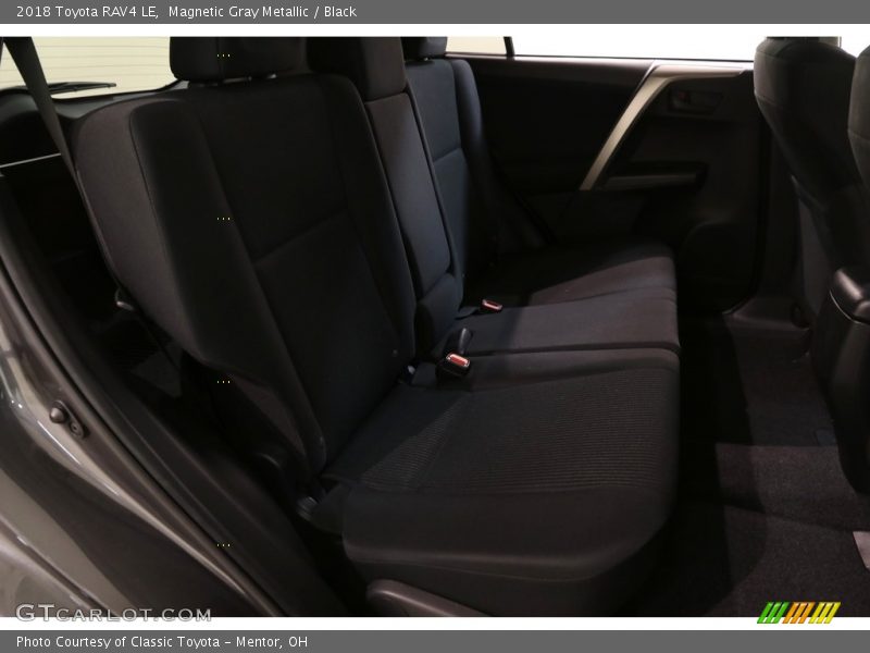 Magnetic Gray Metallic / Black 2018 Toyota RAV4 LE