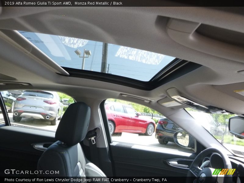 Monza Red Metallic / Black 2019 Alfa Romeo Giulia Ti Sport AWD
