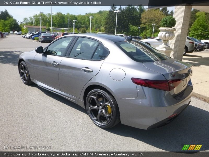 Stromboli Gray Metallic / Black 2019 Alfa Romeo Giulia Ti AWD