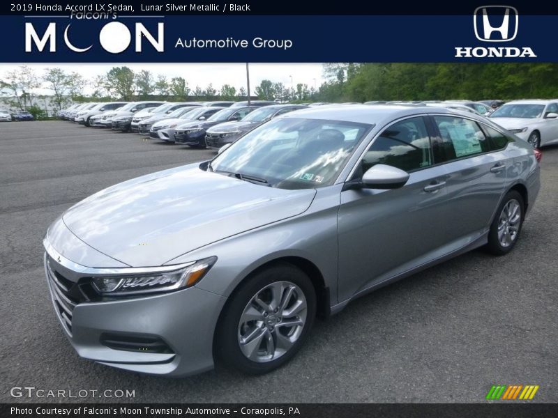 Lunar Silver Metallic / Black 2019 Honda Accord LX Sedan