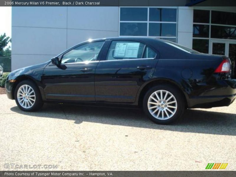 Black / Dark Charcoal 2006 Mercury Milan V6 Premier