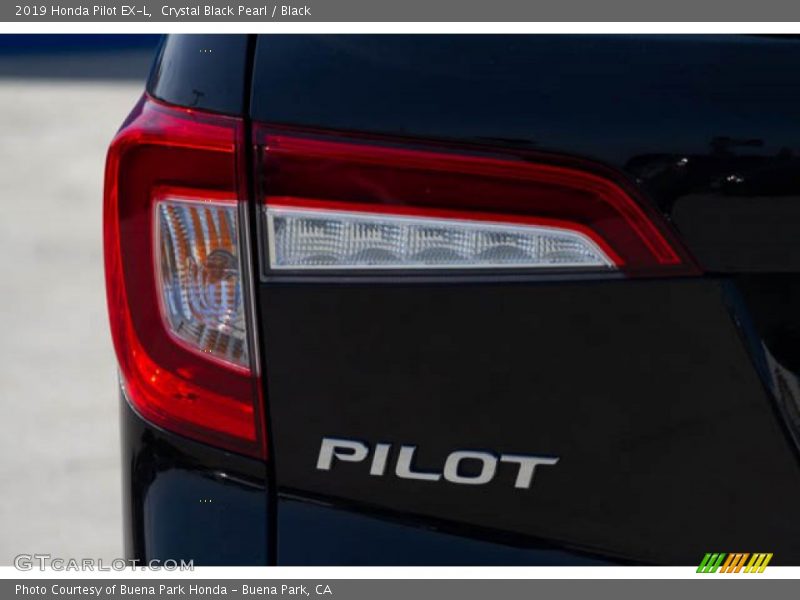 Crystal Black Pearl / Black 2019 Honda Pilot EX-L