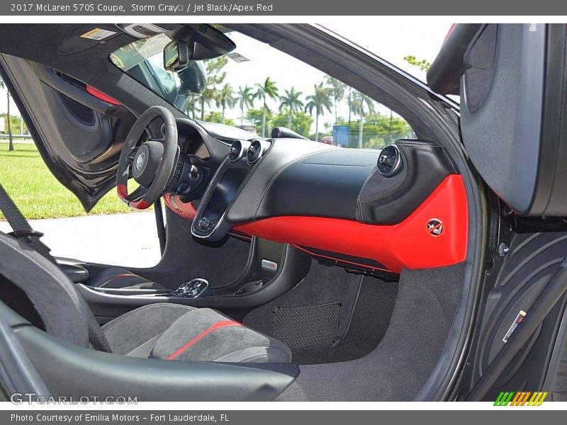 Dashboard of 2017 570S Coupe