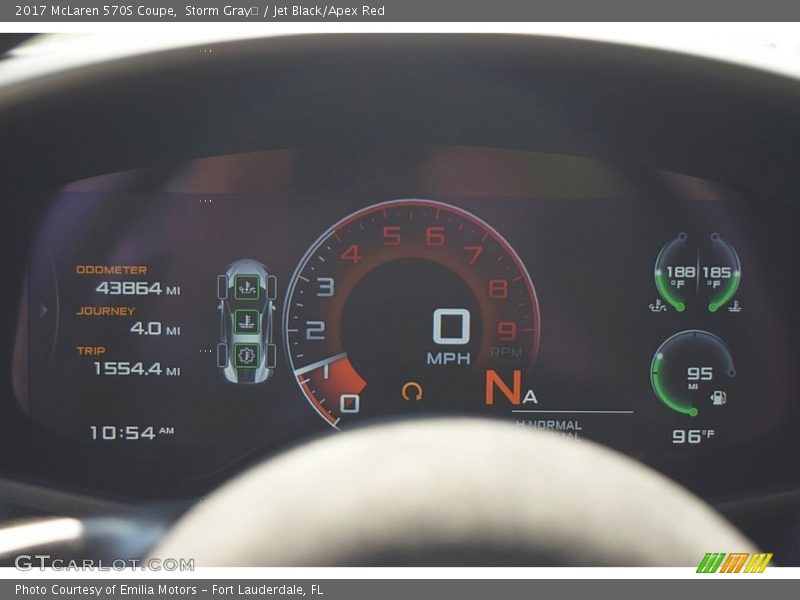  2017 570S Coupe Coupe Gauges