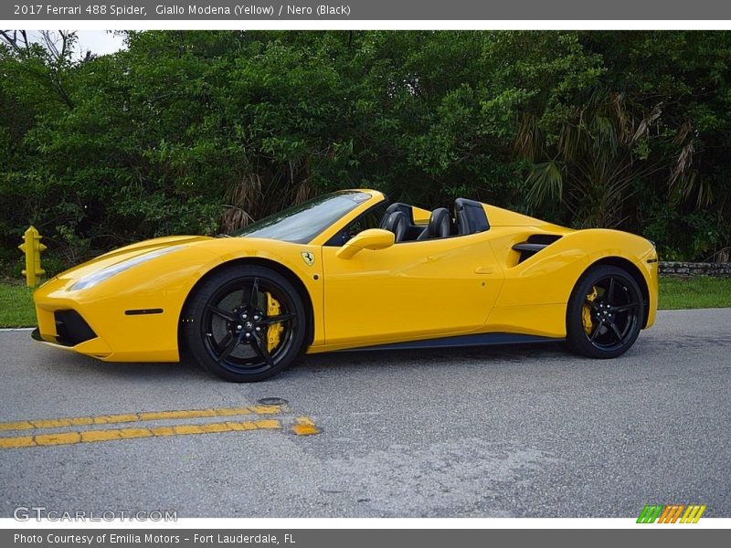  2017 488 Spider  Giallo Modena (Yellow)