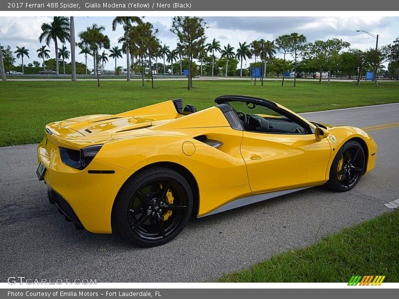  2017 488 Spider  Giallo Modena (Yellow)