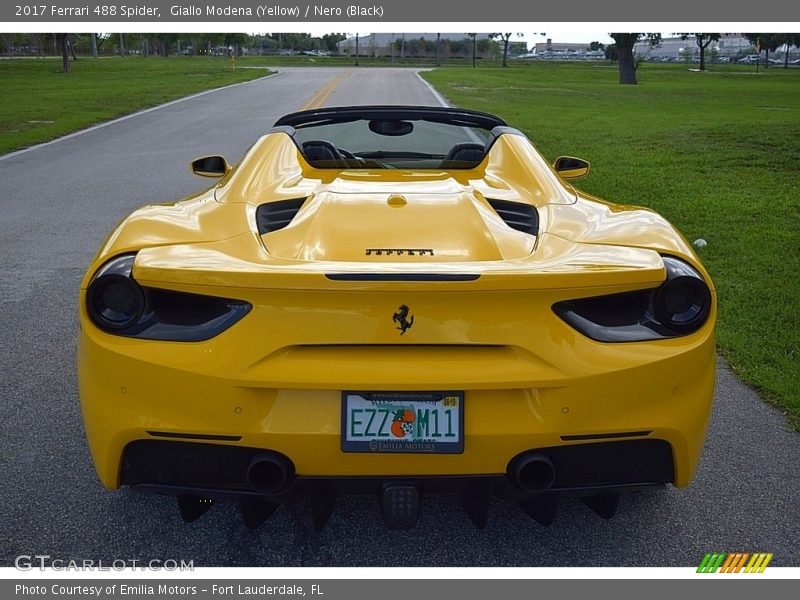 Giallo Modena (Yellow) / Nero (Black) 2017 Ferrari 488 Spider