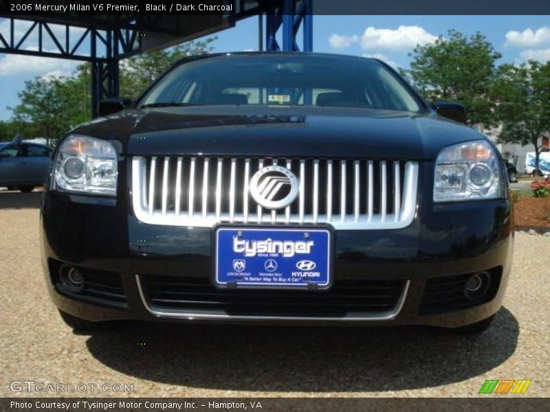 Black / Dark Charcoal 2006 Mercury Milan V6 Premier
