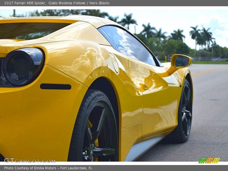 Giallo Modena (Yellow) / Nero (Black) 2017 Ferrari 488 Spider