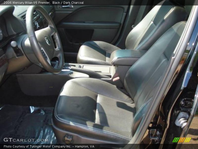 Black / Dark Charcoal 2006 Mercury Milan V6 Premier