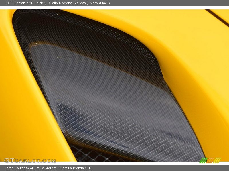 Giallo Modena (Yellow) / Nero (Black) 2017 Ferrari 488 Spider