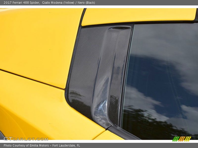 Giallo Modena (Yellow) / Nero (Black) 2017 Ferrari 488 Spider