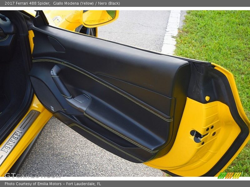 Door Panel of 2017 488 Spider 