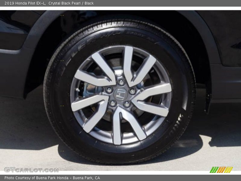 Crystal Black Pearl / Black 2019 Honda Pilot EX-L