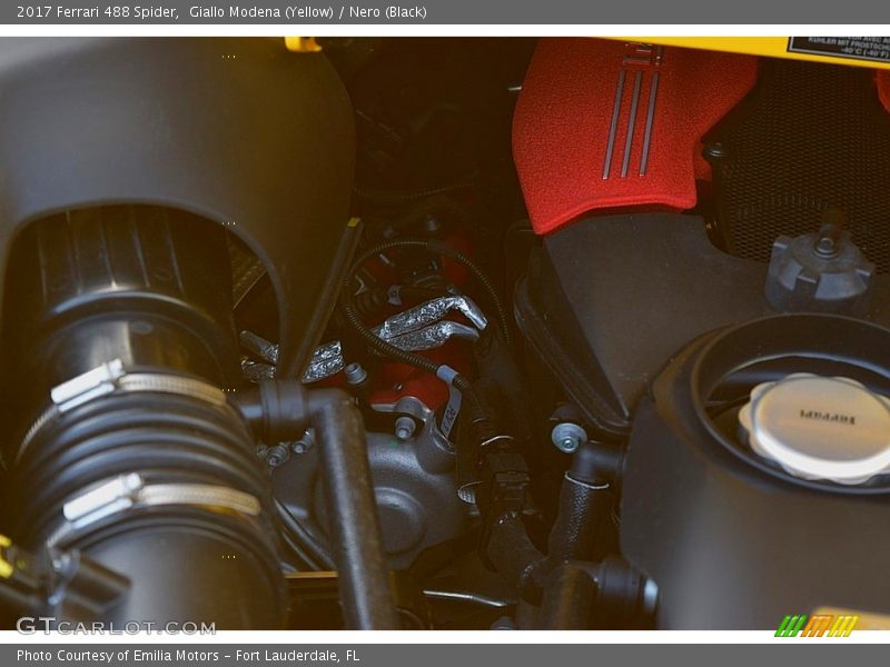 Giallo Modena (Yellow) / Nero (Black) 2017 Ferrari 488 Spider