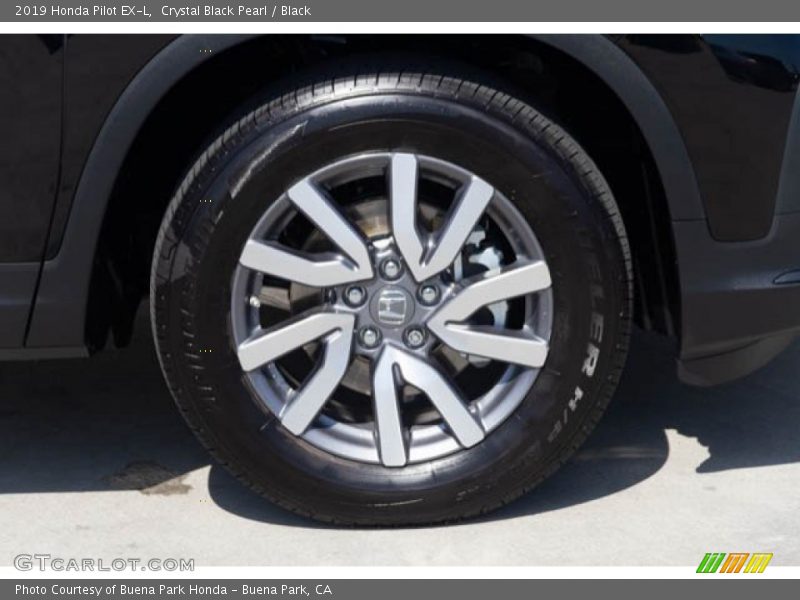 Crystal Black Pearl / Black 2019 Honda Pilot EX-L