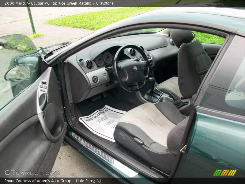 Spruce Green Metallic / Graystone 2000 Mercury Cougar V6