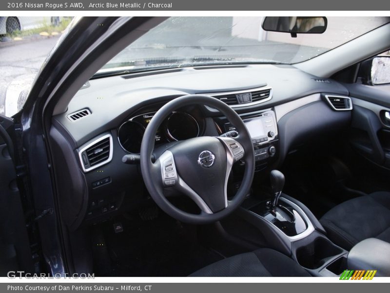 Arctic Blue Metallic / Charcoal 2016 Nissan Rogue S AWD