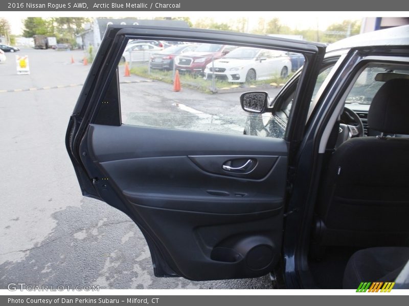 Arctic Blue Metallic / Charcoal 2016 Nissan Rogue S AWD