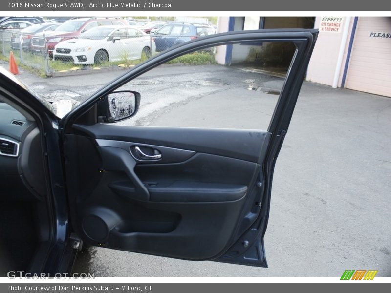 Arctic Blue Metallic / Charcoal 2016 Nissan Rogue S AWD