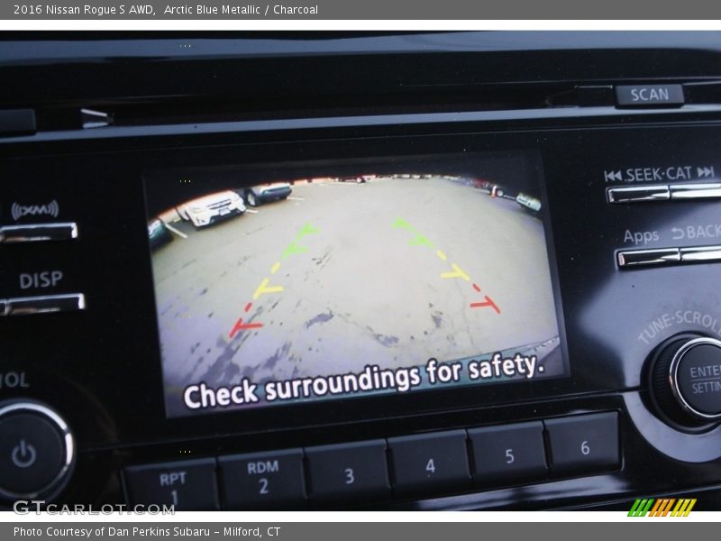 Arctic Blue Metallic / Charcoal 2016 Nissan Rogue S AWD