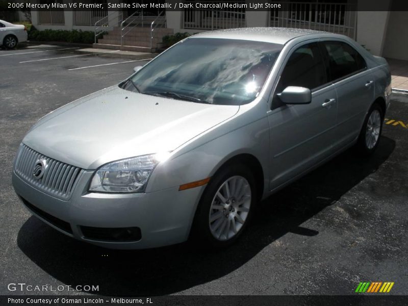 Satellite Silver Metallic / Dark Charcoal/Medium Light Stone 2006 Mercury Milan V6 Premier