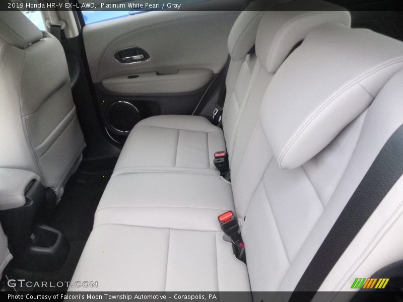 Platinum White Pearl / Gray 2019 Honda HR-V EX-L AWD