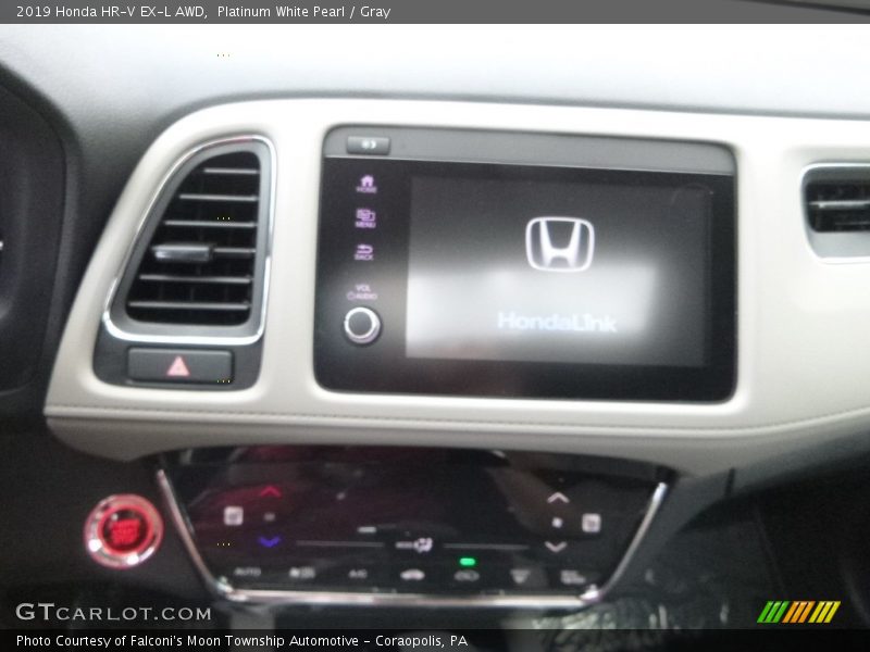 Platinum White Pearl / Gray 2019 Honda HR-V EX-L AWD