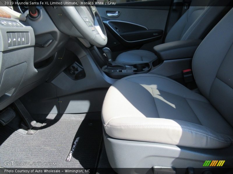 Monaco White / Gray 2019 Hyundai Santa Fe XL Limited Ultimate
