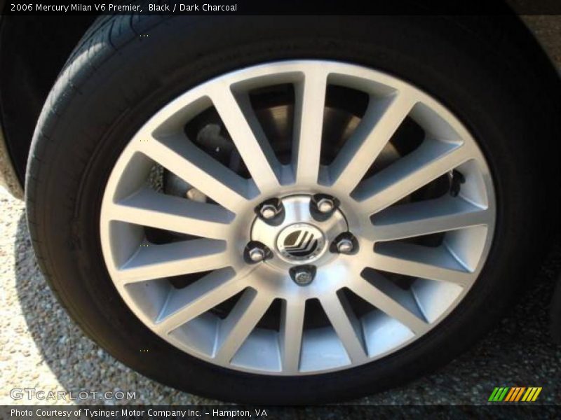 Black / Dark Charcoal 2006 Mercury Milan V6 Premier