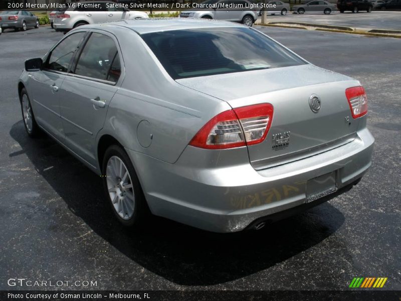 Satellite Silver Metallic / Dark Charcoal/Medium Light Stone 2006 Mercury Milan V6 Premier