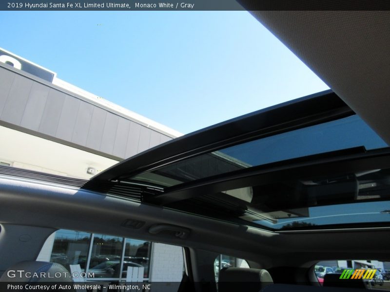 Monaco White / Gray 2019 Hyundai Santa Fe XL Limited Ultimate