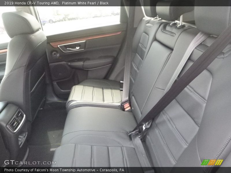 Platinum White Pearl / Black 2019 Honda CR-V Touring AWD