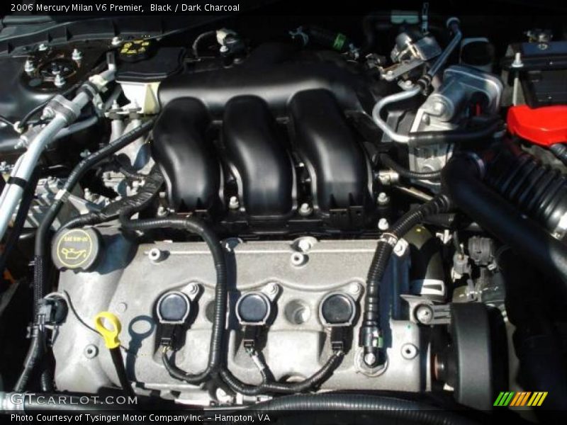 Black / Dark Charcoal 2006 Mercury Milan V6 Premier